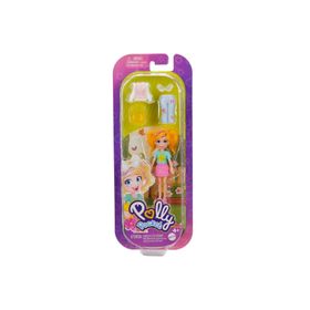 Polly Pocket GDM01 - Güneş Desenli Tişört ve Pembe Etek JCB21 Moda Aksesuarları Seti