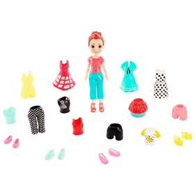 Polly Pocket GFT97-GKV13 Polly Pocket ve Kıyafetleri Oyun Seti