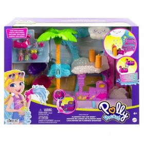 Polly Pocket HHJ05 Flamingo Araba Su Eğlencesi Seti