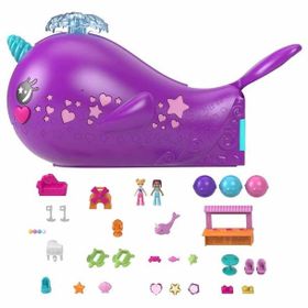 Polly Pocket HKV71 Sparkle Cove Macera Narwhal Maceracı Teknesi