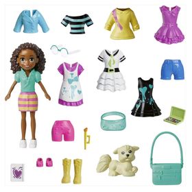 Polly Pocket HKV88-HKV91 Farklı Kombin Eğlencesi Oyun Setleri