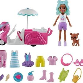Polly Pocket HWP24 Filamingo Motosiklet ve Tropik Aksesuarlar