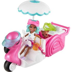 Polly Pocket HWP24 Filamingo Motosiklet ve Tropik Aksesuarlar