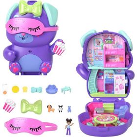 Polly Pocket JCR38 Köpekçiğin Pijama Partisi Mikro Oyun Seti