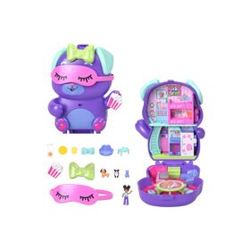 Polly Pocket JCR38 Köpekçiğin Pijama Partisi Mikro Oyun Seti