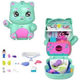 Polly Pocket JFG56 - Glitter Island Maceraları Kompakt Oyun Seti