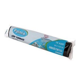 Polmix Jumbo Boy 80x110 cm Çöp Poşeti (200 adet)