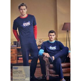 Polo 17027 Kırmızı Erkek Pijama Takımı