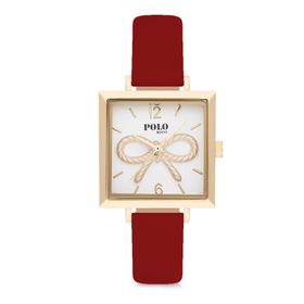 Polo 2276 Kurdele Desenli Kayışlı Kadın Kol Saati