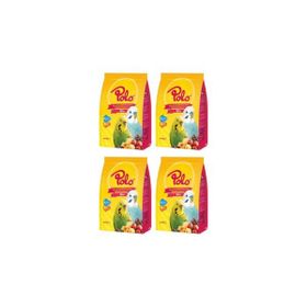 Polo 4x400 gr Meyve Aromalı Muhabbet Kuşu Yemi
