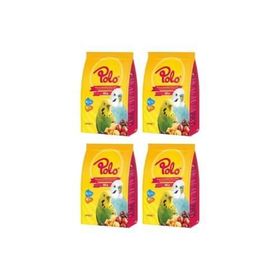 Polo 4x400 gr Meyve Aromalı Muhabbet Kuşu Yemi