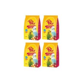 Polo 4x400 gr Meyve Aromalı Muhabbet Kuşu Yemi