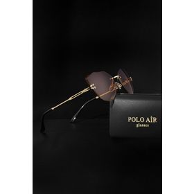Polo Air PLG-2064C Kristal Kesme Cam Cat Eye Kahverengi Renk Güneş Gözlüğü