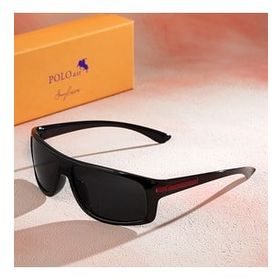 Polo Air PLG-2073C Mat Siyah Polarize Motorcu Erkek Güneş Gözlüğü