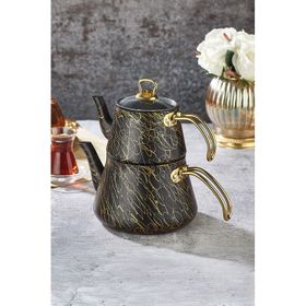 Polo Chef Elegance Siyah Granit Çaydanlık