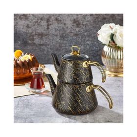 Polo Chef Elegance Siyah Granit Çaydanlık