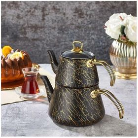 Polo Chef Elegance Siyah Granit Çaydanlık