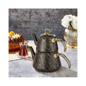 Polo Chef Elegance Siyah Granit Çaydanlık