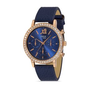 Polo Louis FBN2278X Taşlı Deri Kayışlı Kadın Kol Saati