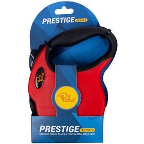 Polo Prestige 3 m XSmall Kırmızı Otomatik Şerit Küçük Irk Köpek Tasması