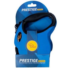 Polo Prestige 4 m Small Mavi Otomatik Şerit Küçük Irk Köpek Tasması