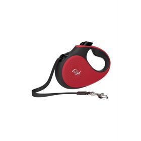 Polo Prestige M 5 m - 20 kg Kırmızı Siyah Makaralı Otomatik Tasma