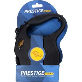 Polo Prestige Siyah Otomatik 5 m 20 kg Köpek Tasması