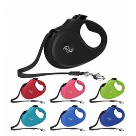 Polo Prestige Siyah Otomatik 5 m 20 kg Köpek Tasması