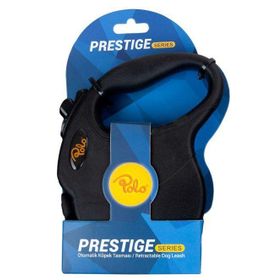 Polo Prestige Siyah Otomatik 5 m 20 kg Köpek Tasması