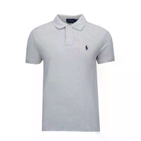 Polo Ralph Lauren 710675974076 Gri Polo Yaka Slim Fit Erkek Tişört
