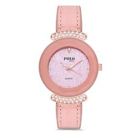 Polo Rucci 8640 Simli Kadranlı Kayışlı Kadın Kol Saati