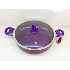 Polo Shef 24 cm Mor Granit Tencere