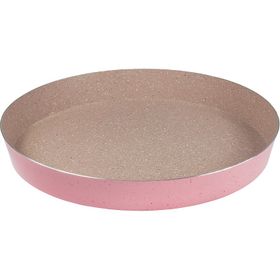Polo Shef 40 cm Pembe Granit Fırın Tepsisi