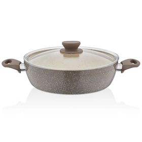 Polo Shef Panamera Granit Ezme 22 cm Basık Tencere