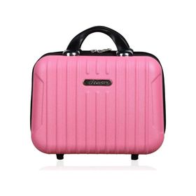 Polo Sky Class Pembe ABS Makyaj Çantası El Valizi
