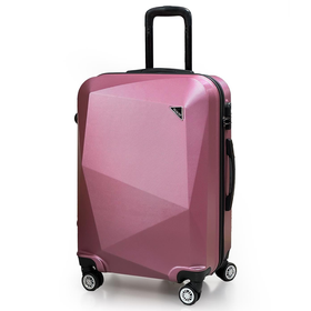 Polo Sky Elmas Model Pembe Büyük Boy Bavul