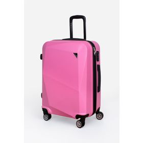 Polo Sky Elmas Model Pembe Renk Orta Boy Valiz Bavul