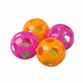 Polo Zilli Renkli 4 cm Kedi Oyun Futbol Topu