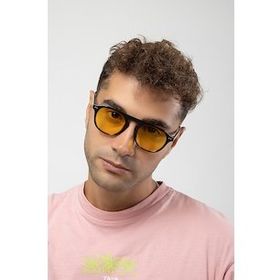 Polo55 Retro Kare Anahtar Model Turuncu Erkek Güneş Gözlüğü