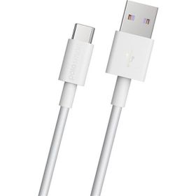 Polosmart 5a 100w Süper Hızlı Usb A To Type C Beyaz Psm30 Data ve Şarj Kablosu