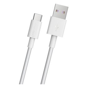 Polosmart 5a 100w Süper Hızlı Usb A To Type C Beyaz Psm30 Data ve Şarj Kablosu