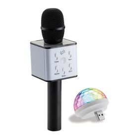 PoloSmart FS22 Siyah Karaoke Mikrofon + Parti Topu