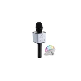 PoloSmart FS22 Siyah Karaoke Mikrofon + Parti Topu
