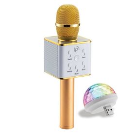 PoloSmart FS22 Siyah Karaoke Mikrofon + Parti Topu