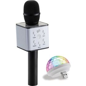PoloSmart FS22 Siyah Karaoke Mikrofon + Parti Topu