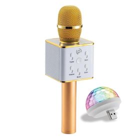 PoloSmart FS22 Siyah Karaoke Mikrofon + Parti Topu