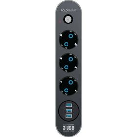 PoloSmart MP07 Termal Akım Korumalı Uzatma Kablosu