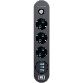 PoloSmart MP07 Termal Akım Korumalı Uzatma Kablosu