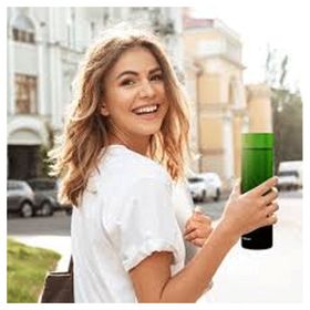 PoloSmart PSH01 Dijital Göstergeli 500 ml Yeşil Termos