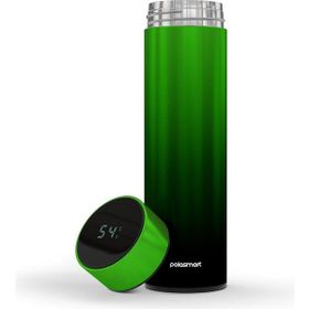 PoloSmart PSH01 Dijital Göstergeli 500 ml Yeşil Termos